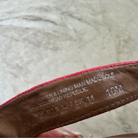 Tory Burch Thora pink patent leather sandals - Picture 4 of 8